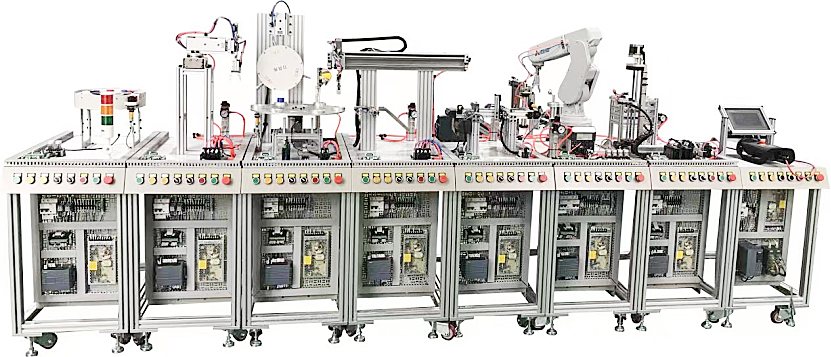 VSQ-Z35型柔性自动化生产线及工业机器人应用实训系统(八站)