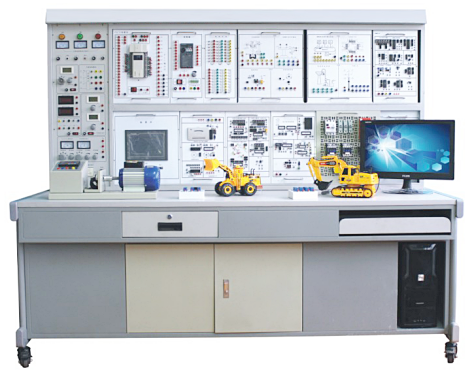 VSE-C03型工业自动化综合实训装置(PLC+变频器+触模屏+单片机)