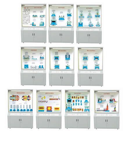 VSN-L70型《机床夹具设计》示教陈列柜